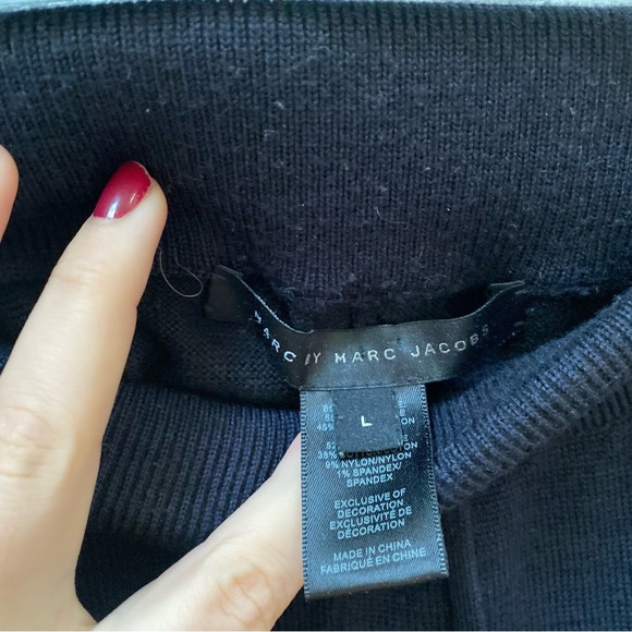 Marc by Marc Jacobs navy blue sweater jogger wool pants sweatpants - Picture 2 of 6